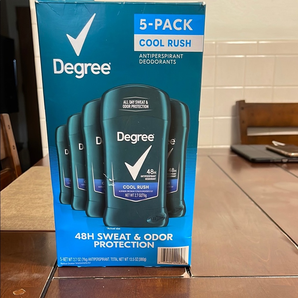 Degree Cool Rush Antiperspirant Deodorant 5-Pack